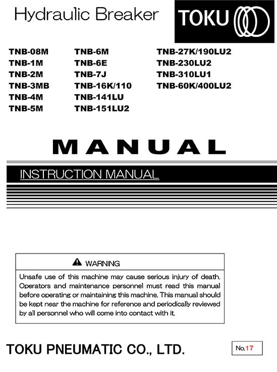 Toku Instruction Manual No.17